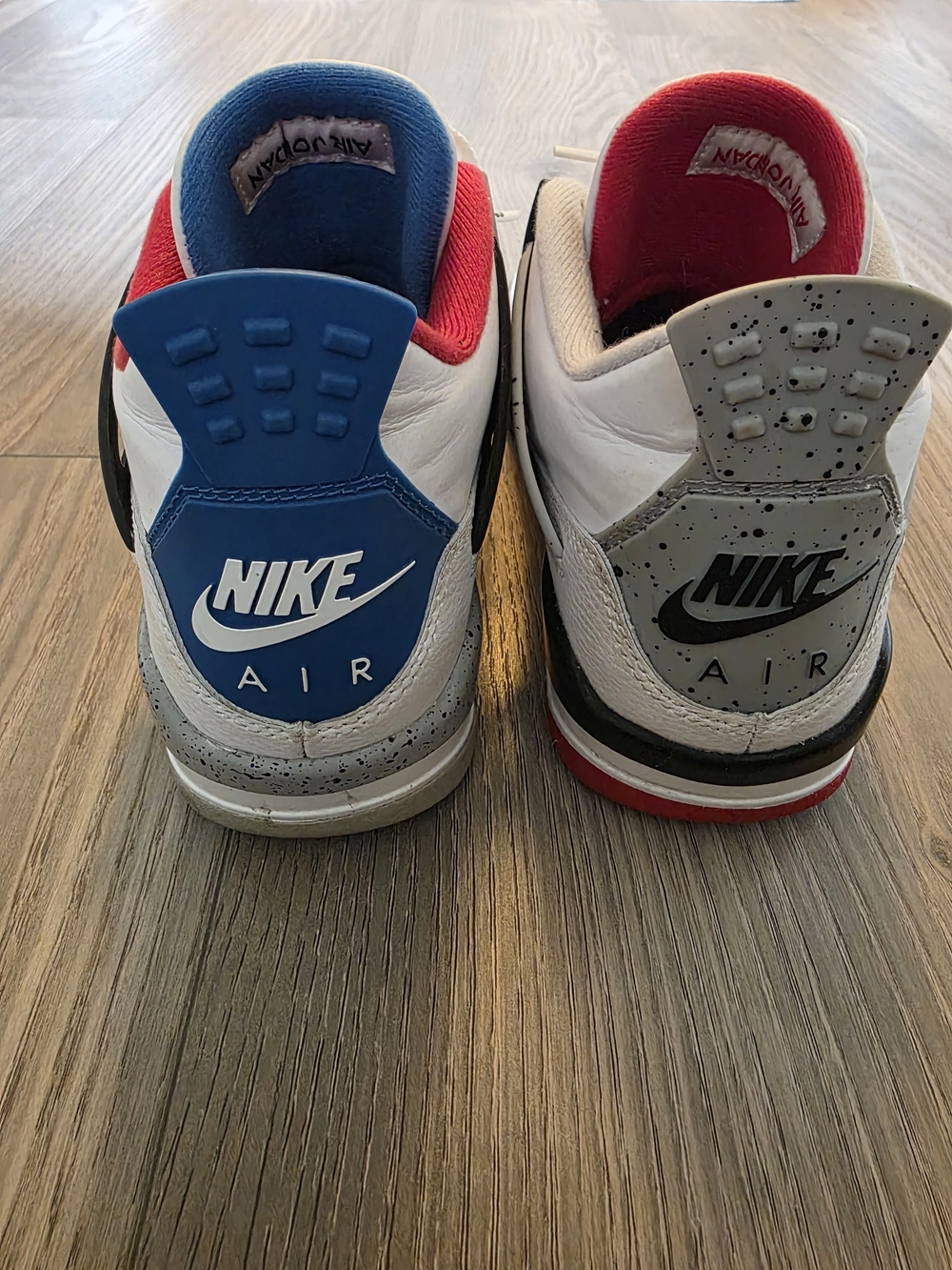 Nike Kids Retro Air Sneakers - White Blue Red